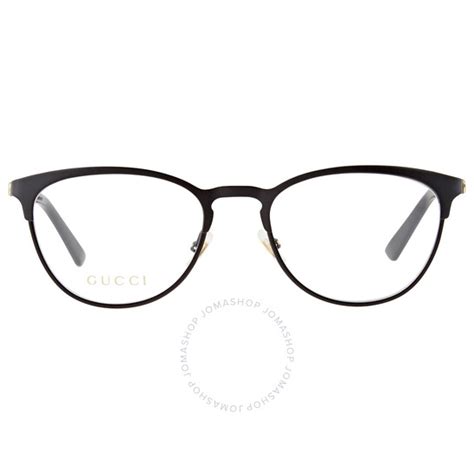 Gucci Ladies Black Round Eyeglass Frames GG0134O01454